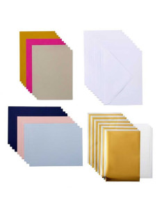 Set of 10 cards with R30 special Foil Cricut envelopes 2