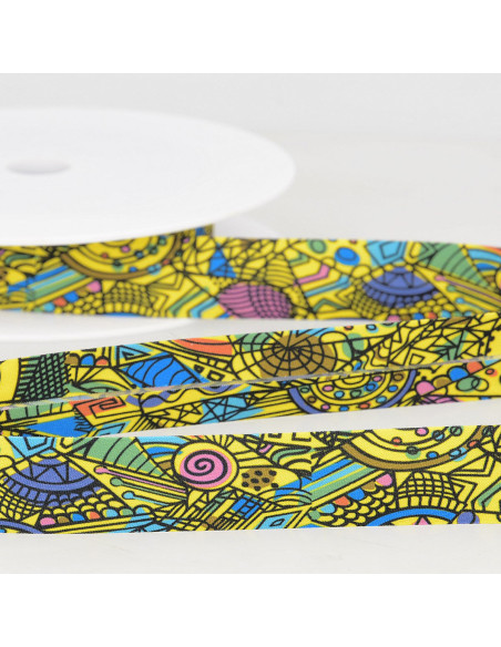 Bias tape - Lemon yellow