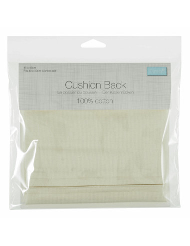 Cushion back with closure - Cream