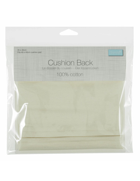 Cushion back with closure - Cream