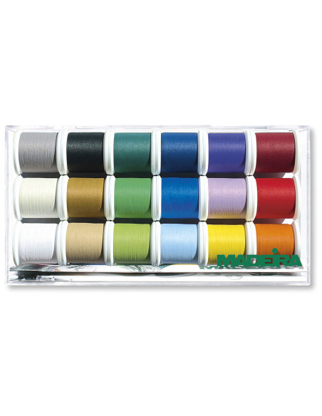 Frosted Matt Madeira embroidery thread box