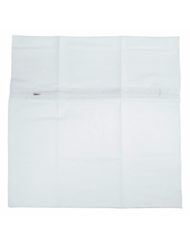 Cushion back with closure - White