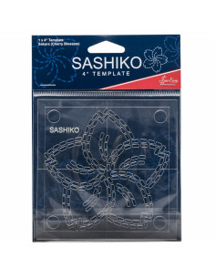 Sashiko Template - Cherry Blossom