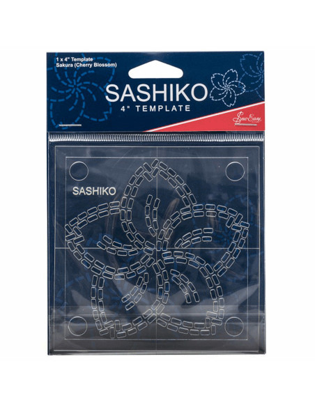 Sashiko Template - Cherry Blossom