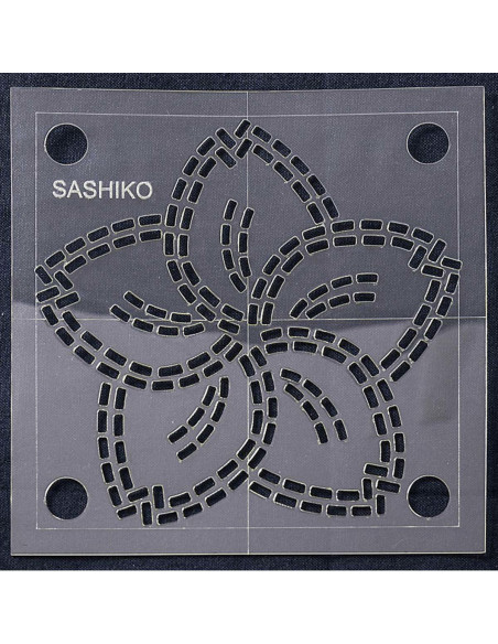 Sashiko Template - Cherry Blossom