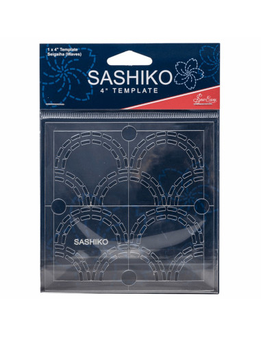 Sashiko template - Waves