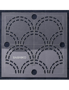 Sashiko template - Waves 2