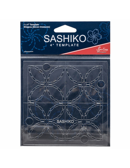 Template for Sashiko - Seven Treasures