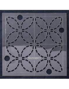 Template for Sashiko - Seven Treasures 2