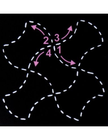 Sashiko template - Fondou