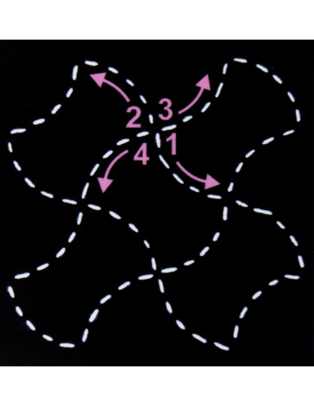 Sashiko template - Fondou