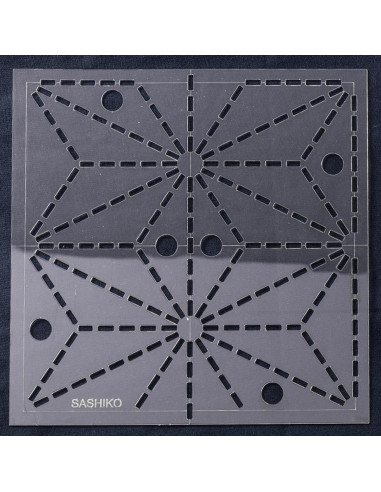 Sashiko template - Asa No Ha