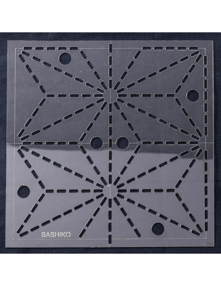 Sashiko template - Asa No Ha