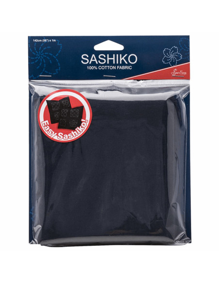 Sashiko fabric - Dark navy