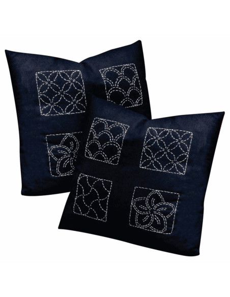 Sashiko fabric - Dark navy