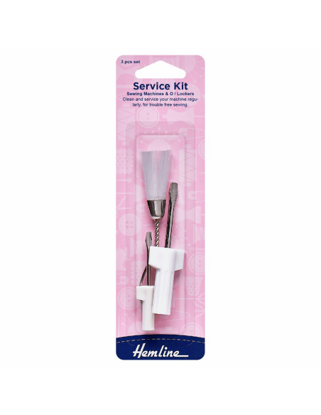 Sewing machine maintenance kit