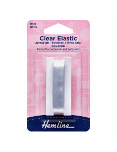 Transparent elastic for swimsuit