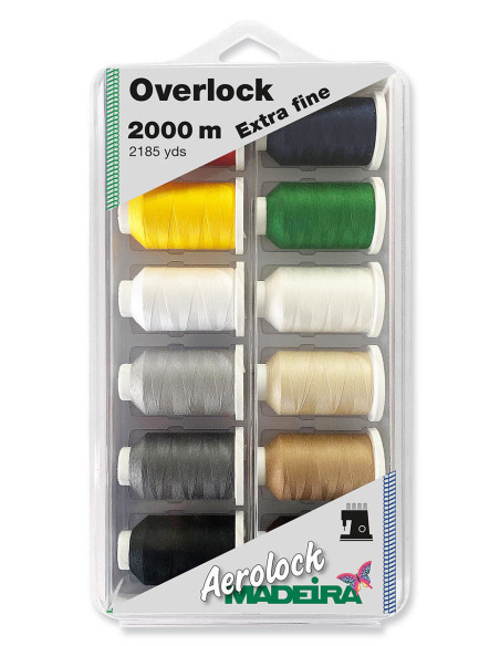 Box of 12 cones for overlocker Aerolock No. 180 Madeira