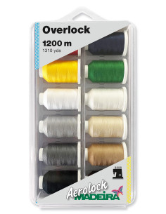 Box of 12 cones for overlocker Aerolock No. 125 Madeira