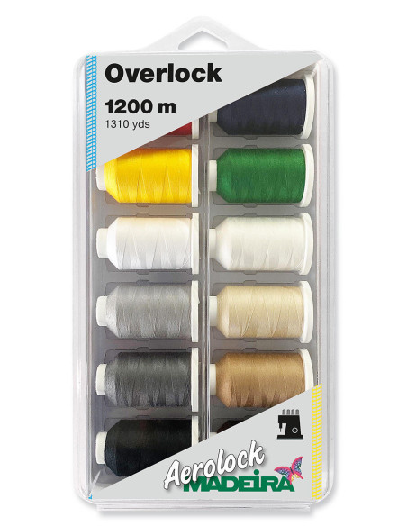 Box of 12 cones for overlocker Aerolock No. 125 Madeira