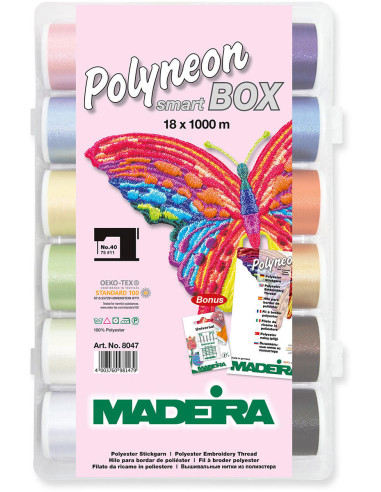 SmartBox Polyneon Madeira embroidery thread case