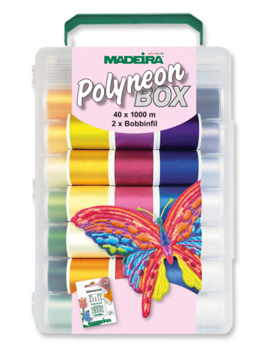 Deluxe Polyneon Madeira embroidery thread case