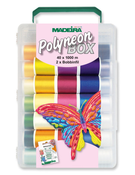 Deluxe Polyneon Madeira embroidery thread case