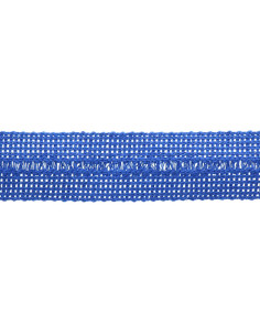 Pre-folded acrylic braid by the meter - Royal blue