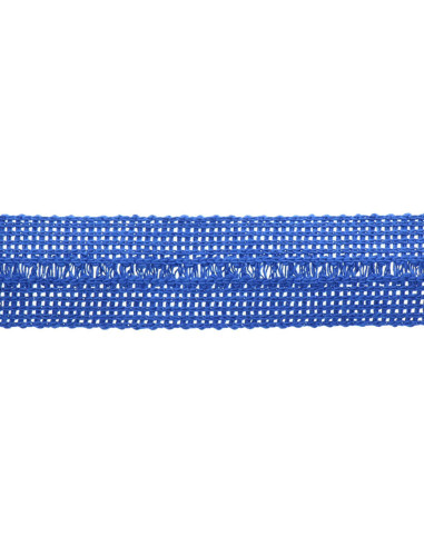 Pre-folded acrylic braid by the meter - Royal blue