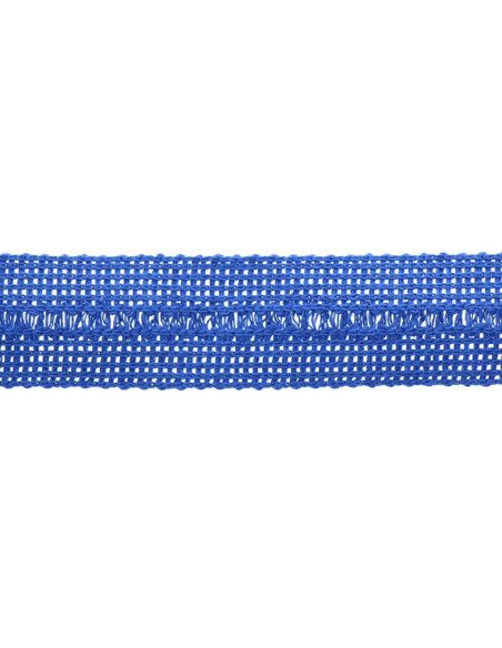 Pre-folded acrylic braid by the meter - Royal blue