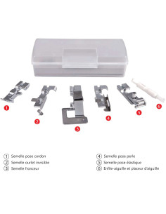 Foot kit for Necchi NL-11C and Creator C12 serger 2