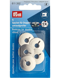 Double case sewing machine bobbins