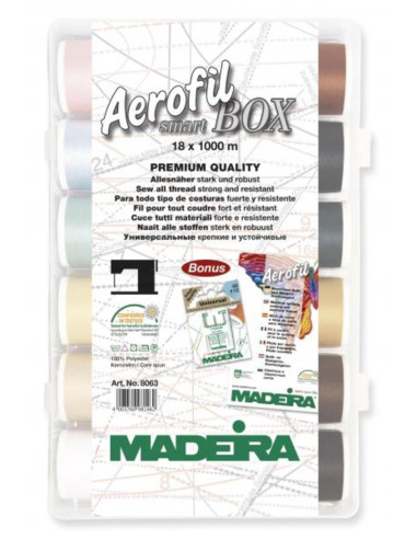 SmartBox Aerofil Madeira sewing thread case