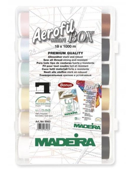SmartBox Aerofil Madeira sewing thread case