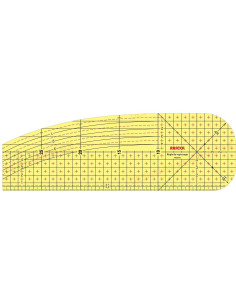 Hot ironing rule for hems 30 x 10 cm