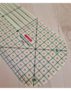 Hot ironing rule for hems 30 x 10 cm 2
