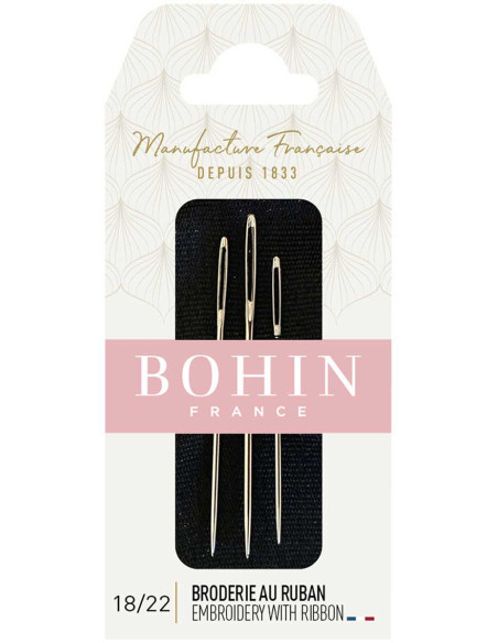 Bohin Ribbon Embroidery Needles - Assortment 18/22