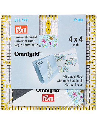 Omnigrid patchwork ruler 4 x 4 inch
