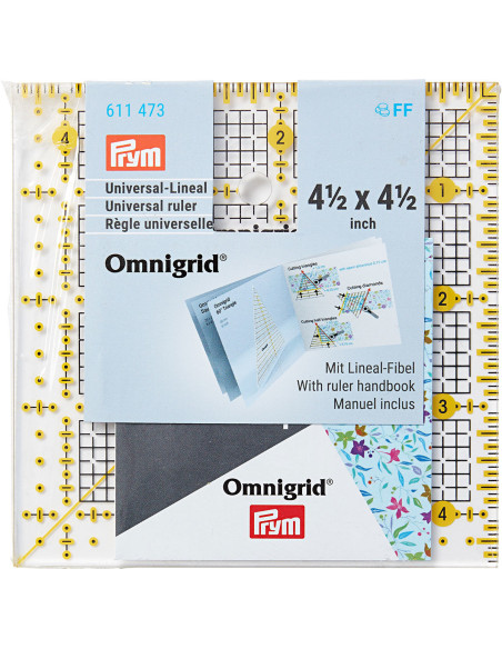 Omnigrid patchwork ruler 4.5 x 4.5 inch