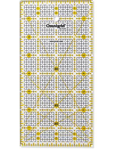 Omnigrid patchwork ruler 4 x 8 inch