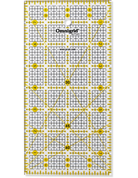 Omnigrid patchwork ruler 4 x 8 inch
