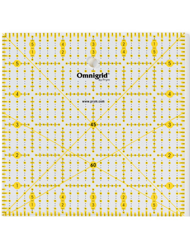 Omnigrid Patchwork Ruler 6 x 6 inch