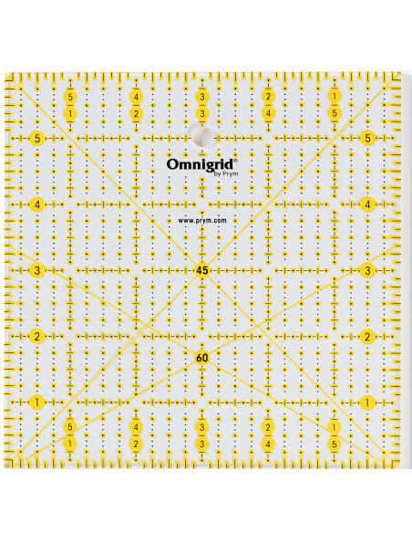 Omnigrid Patchwork Ruler 6 x 6 inch