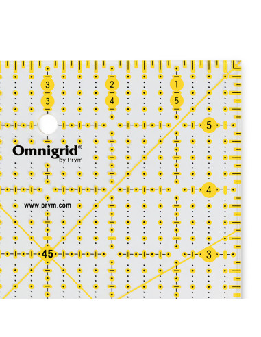 Omnigrid Patchwork Ruler 6 x 6 inch