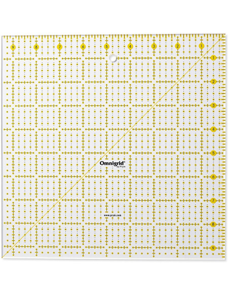 Omnigrid patchwork ruler 9.5 x 9.5 inch