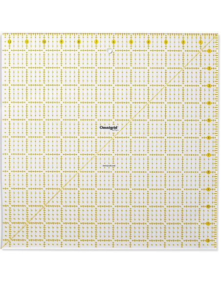 Omnigrid Patchwork Ruler 12.5 x 12.5 inch