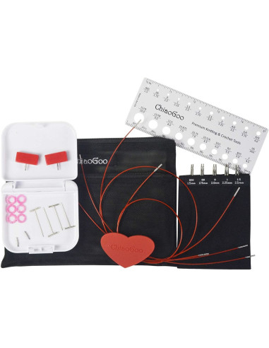 ChiaoGoo Twist Mini Circular Knitting Needle Set