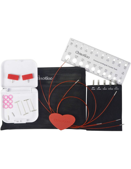 ChiaoGoo Twist Mini Circular Knitting Needle Set