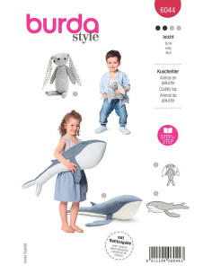 Stuffed Animal Pattern - Burda 6044