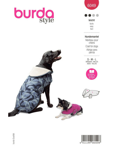 Dog coat pattern - Burda 6049